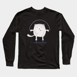 Bear Skipping robe Long Sleeve T-Shirt